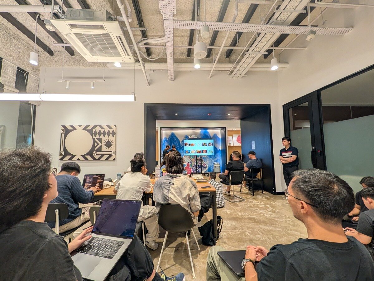 Singapore AI Tinkerers presentation photo