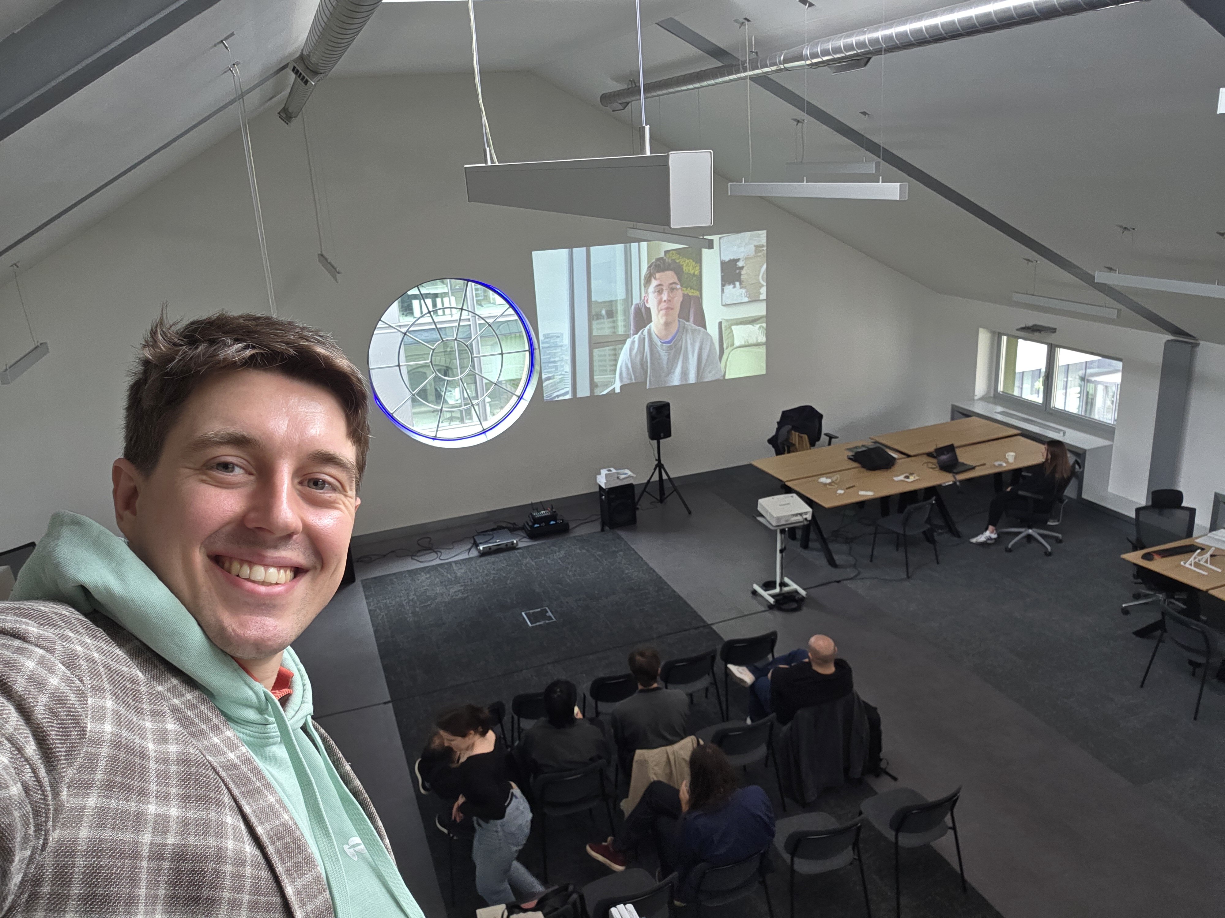 Prague AI Tinkerers presentation photo