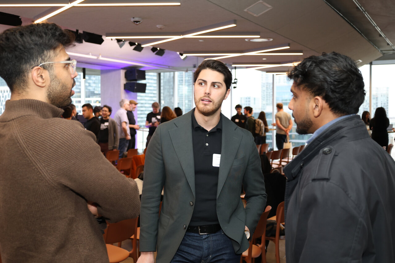 Toronto AI Tinkerers working / discussion photo
