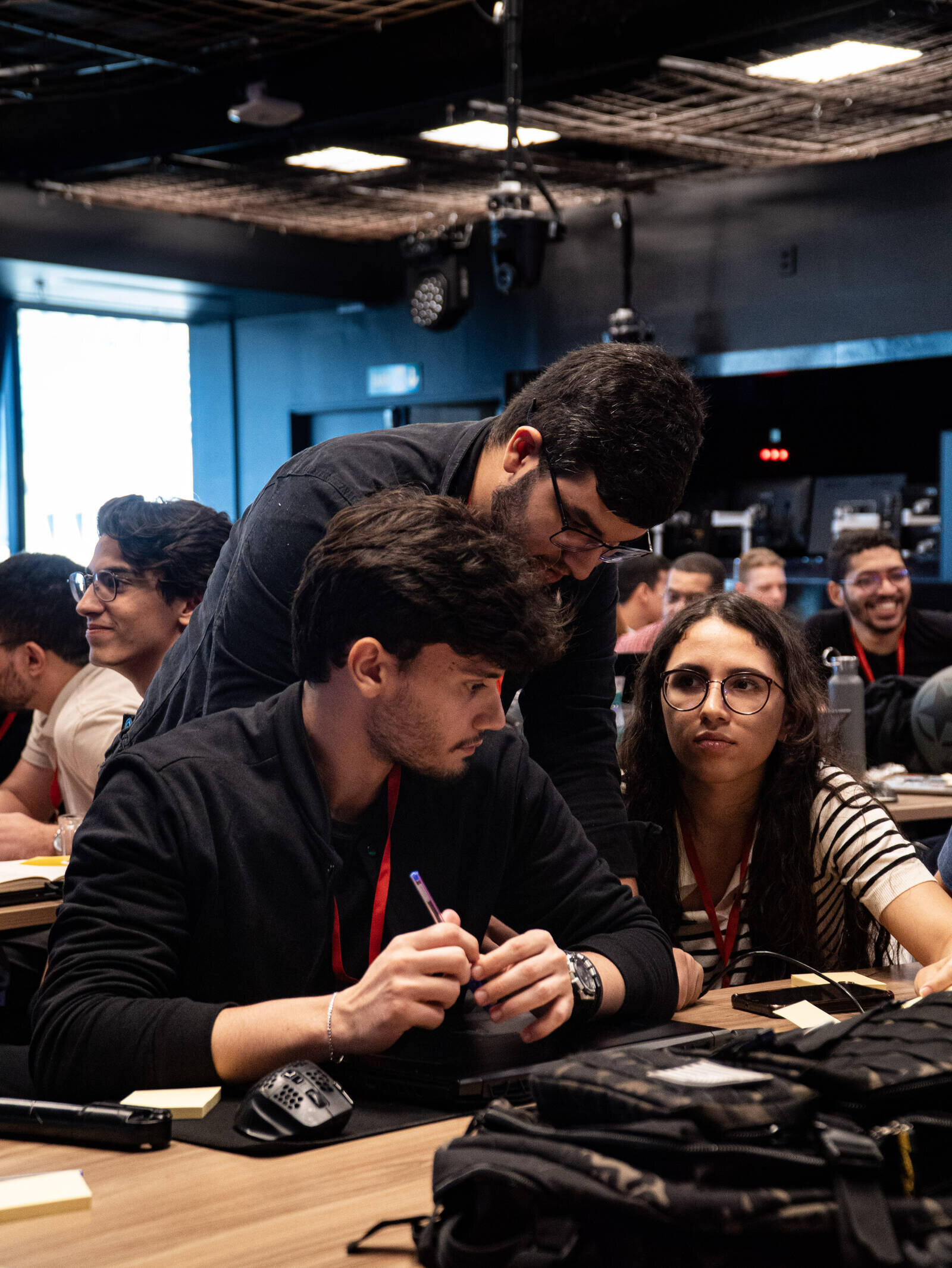 São Paulo AI Tinkerers working / discussion photo
