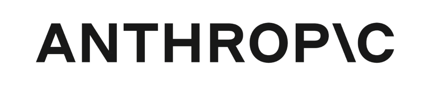 (Logo) A logo featuring the word 'ANTHROPIC\C' in dark grey bold sans-serif text with a subtle light outline, set against a black background. Text: ANTHROPIC\C Colors: #000000, #262626, #A0A0A0 Note: The image consists solely of stylized text representing a brand name, which is characteristic of a logo. It's designed for brand identification and has no other graphical elements.