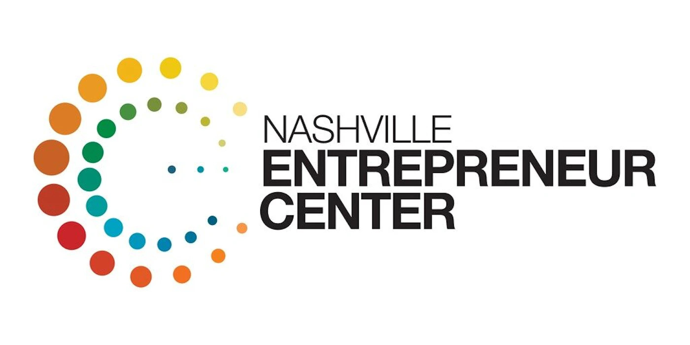 (Logo) A logo featuring a semi-circular arrangement of colorful dots on the left and the text 'NASHVILLE ENTREPRENEUR CENTER' in black on the right, all set against a white background. Text: NASHVILLE ENTREPRENEUR CENTER Colors: #000000, #FFFFFF, #E64A2F, #F7941D, #FCD700, #8CC63F, #00A99D, #0071BC, #2B3990 Note: The image clearly functions as a brand identifier, combining a unique graphic element with the name of an organization, which is the defining characteristic of a logo.