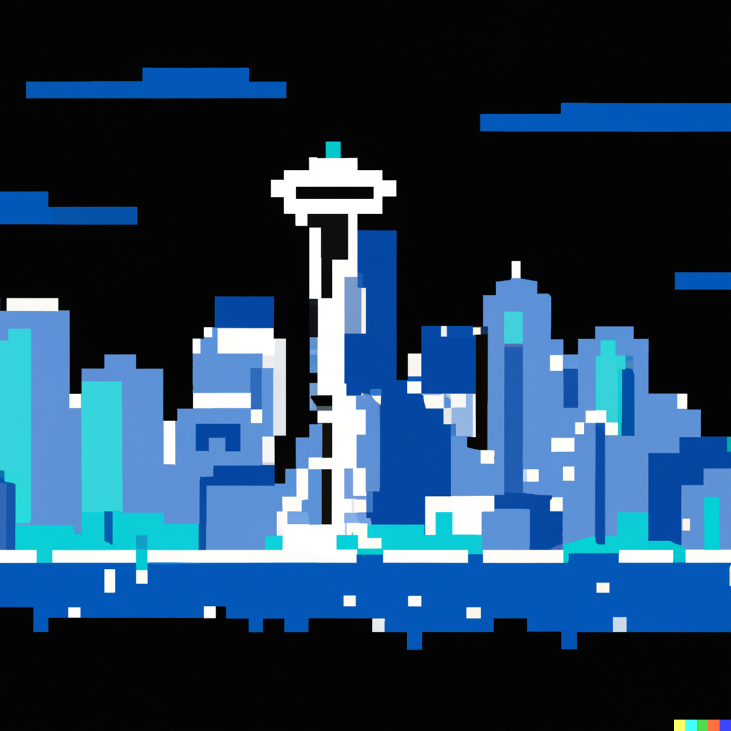 uploads/joeh/1658103204/DALL·E 2022-07-17 17.14.13 - high quality 2d pixel art of the Seattle skyline.png