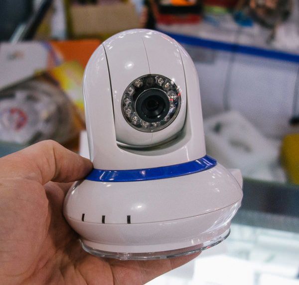 This Wi-Fi webcam, or one just like it, seemed quite popular.