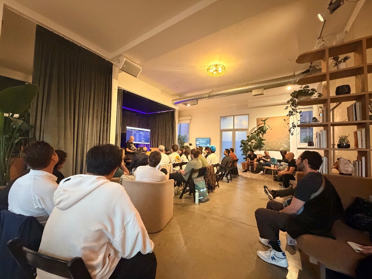 Los Angeles AI Tinkerers presentation photo