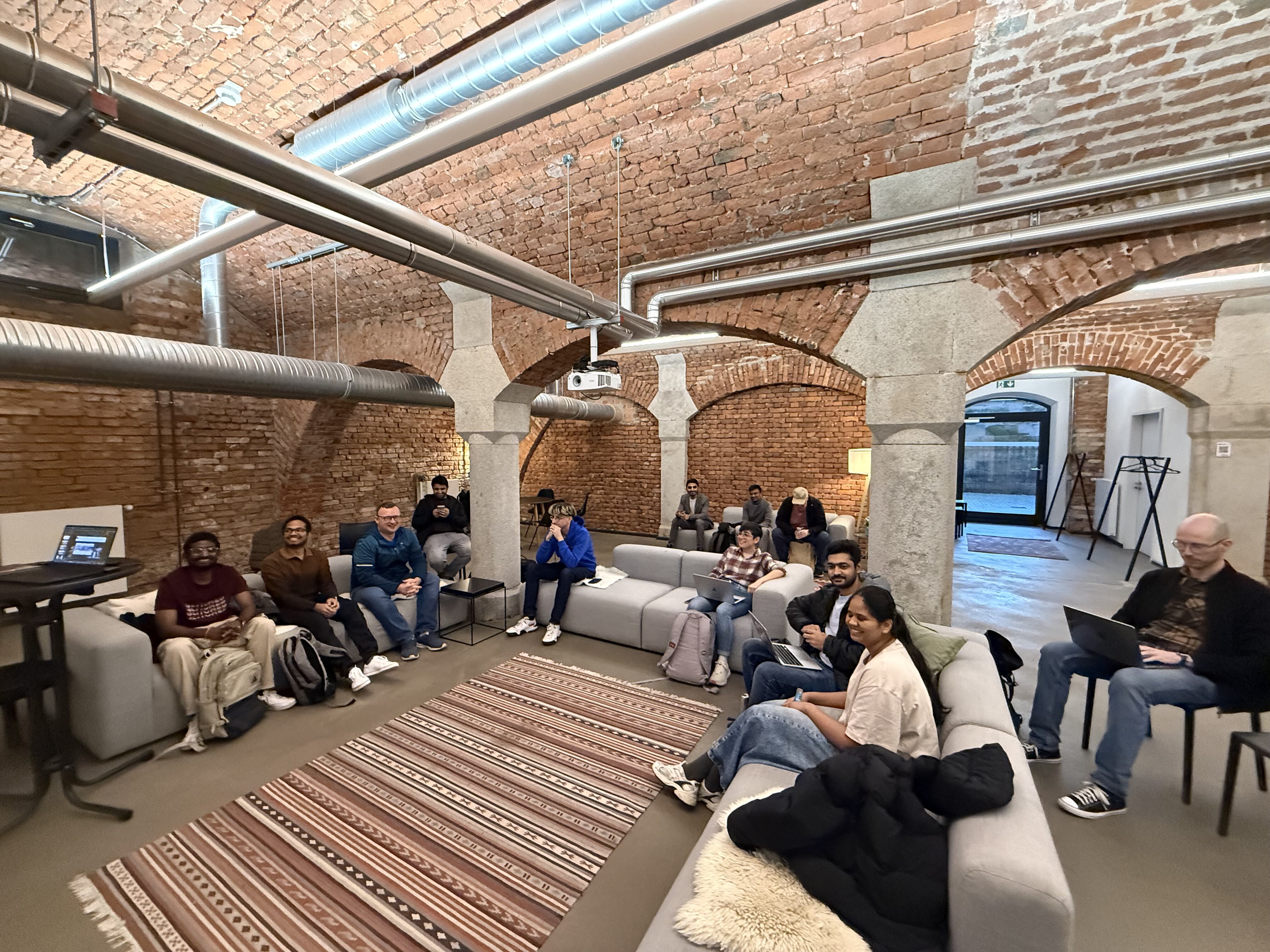 Nürnberg AI Tinkerers working / discussion photo