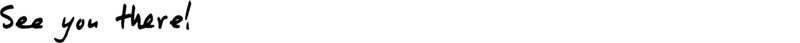 (Banner) The image shows the words "See you later!" written in white against a black background. Text: See you later! simple | Colors: #FFFFFF, #000000 Note: The image presents text in a banner-like format, likely intended as a farewell message.  It's not a logo, illustration, or photo, and it's typed, not handwritten.
