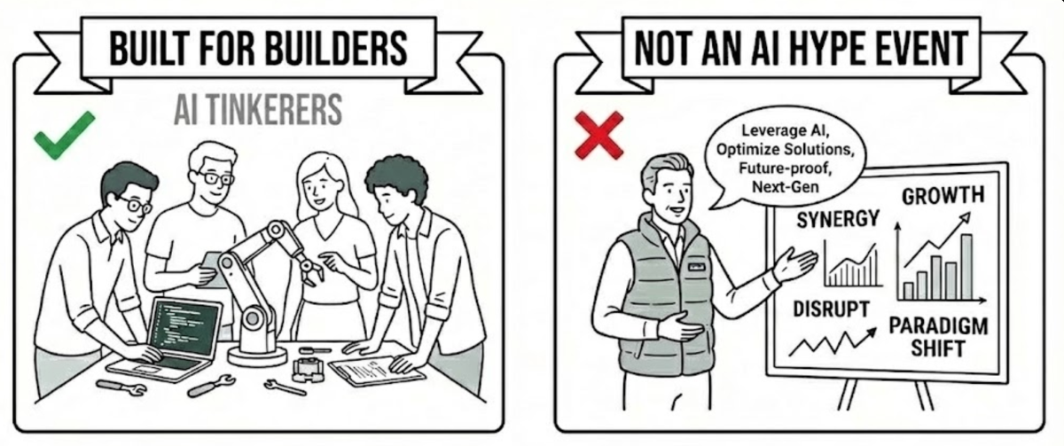 AI Tinkerers: Built for builders (not an AI hype pitch fest)