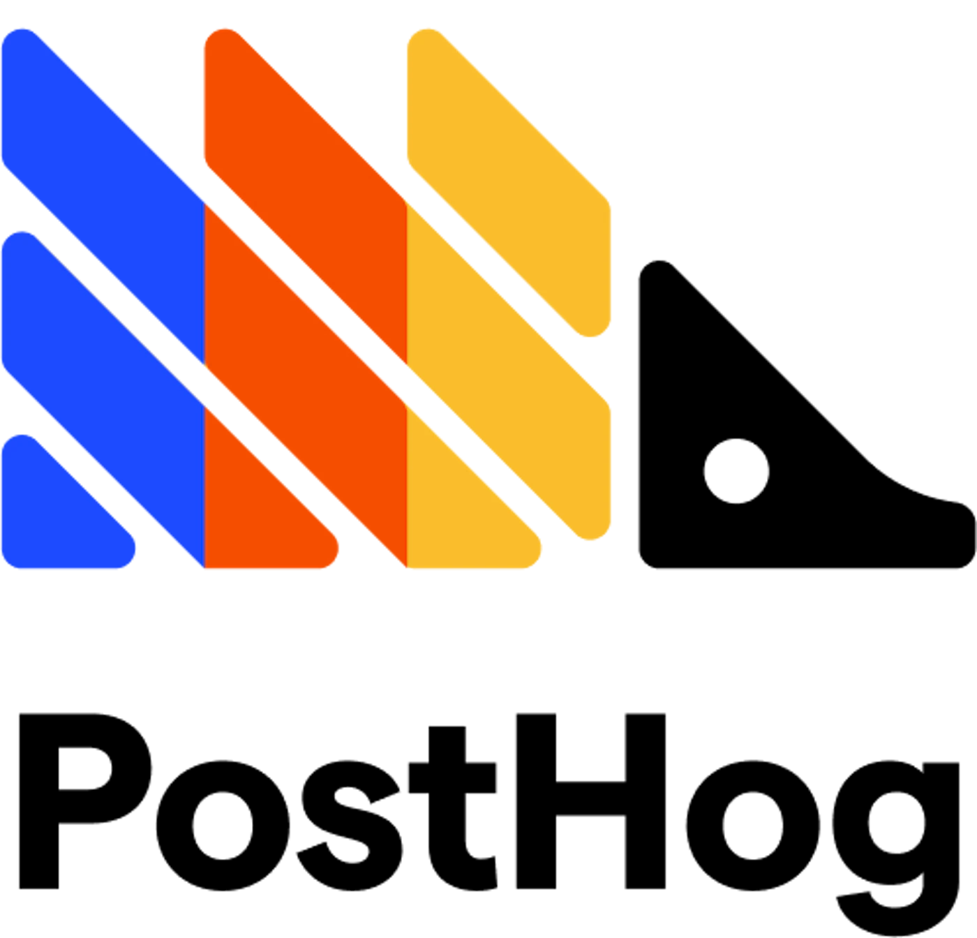 (Logo) A stylized abstract logo graphic composed of several diagonal, rounded bars segmented into three vertical color blocks: blue, orange, and yellow, set against a solid black background. Colors: #2940ff, #ff5722, #ffc107, #000000 Note: The image is a simple, abstract graphical design featuring distinct colors and geometric shapes, clearly intended to function as a brand identifier or icon.