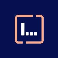 (Logo) The image displays a minimalist logo featuring a stylized 'L' or a bar chart-like graphic in white, enclosed within a rounded square bracket design in a light brown/orange hue, all set against a dark blue background. Colors: #1A2346, #E5A18C, #FFFFFF Note: The image is a simple, abstract graphic mark designed for brand identification, typically used to represent a company or product, which fits the definition of a logo.