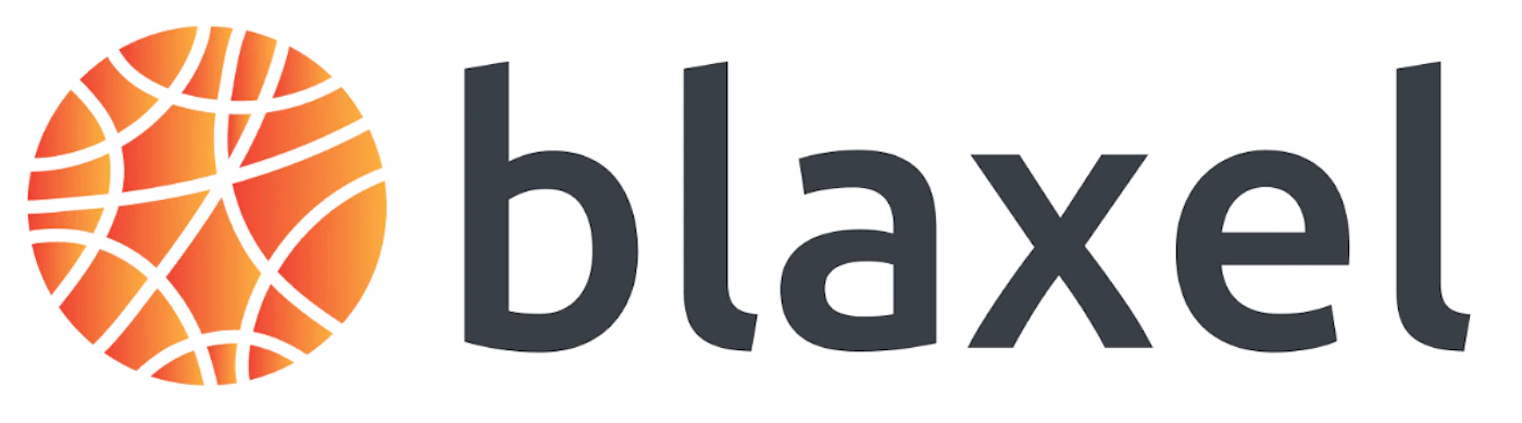 (Logo) A logo for 'blaxel' featuring a circular orange gradient icon with white intersecting lines and the brand name in dark gray text. Text: blaxel Colors: #f15a24, #fbb03b, #3c3e44, #ffffff Note: The image contains a stylized graphic icon alongside a brand name, which is characteristic of a corporate logo.