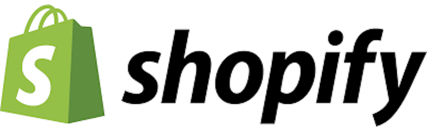 (Logo) A logo featuring a green shopping bag icon with a white 'S' on its front, positioned to the left of the black, lowercase text 'shopify'. The logo is set against a plain white background. Text: shopify Colors: #85bb42, #000000, #ffffff Note: The image clearly serves as a brand identifier, combining a distinct graphic symbol (shopping bag with 'S') and stylized text ('shopify') to represent a company, which is the primary function of a logo.