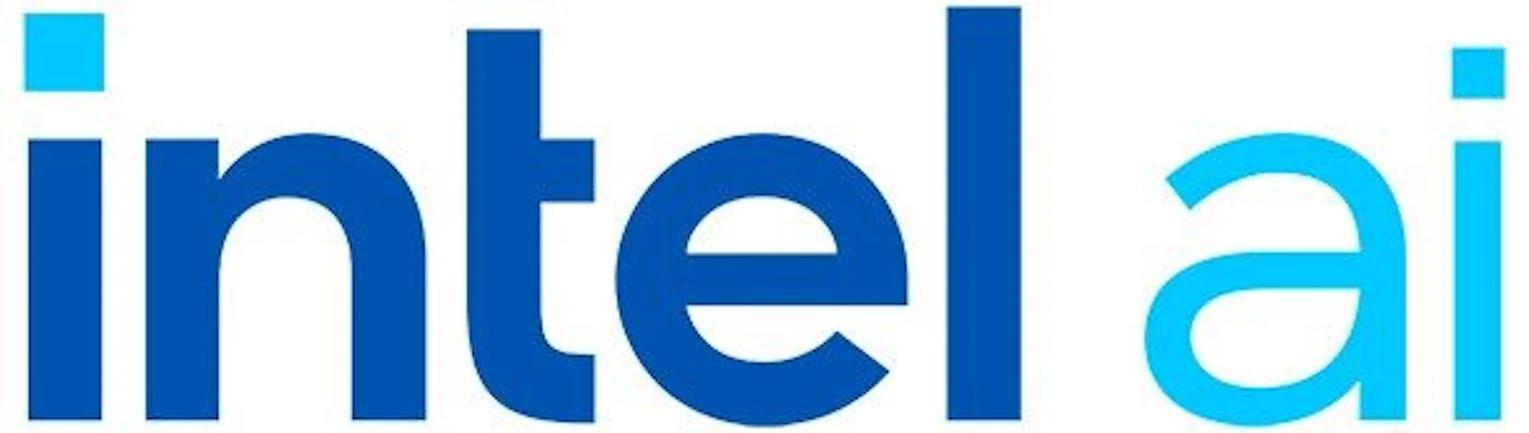 (Logo) A logo featuring the text 'intel ai' on a white background. The word 'intel' is rendered in a dark blue, while 'ai' is in a lighter, vibrant blue. Text: intel ai Colors: #00599c, #00b1e4, #ffffff Note: The image displays a stylized brand name 'intel ai' using specific fonts and colors against a plain background, which is characteristic of a corporate or product logo designed for recognition.