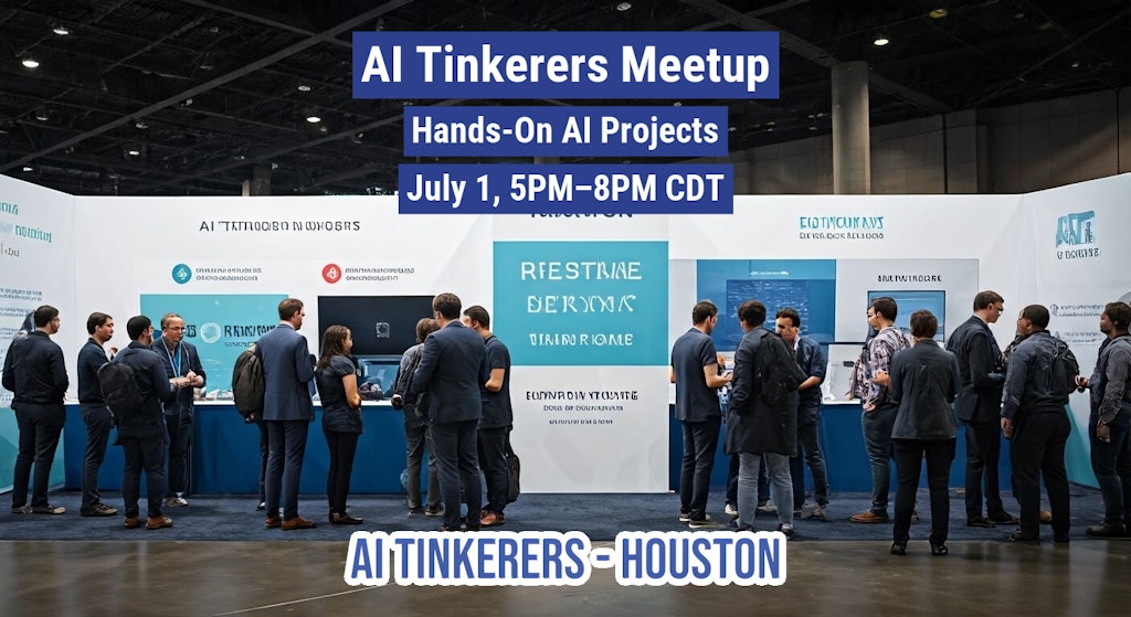 AI Tinkerers - Houston Inaugural Meetup (July)